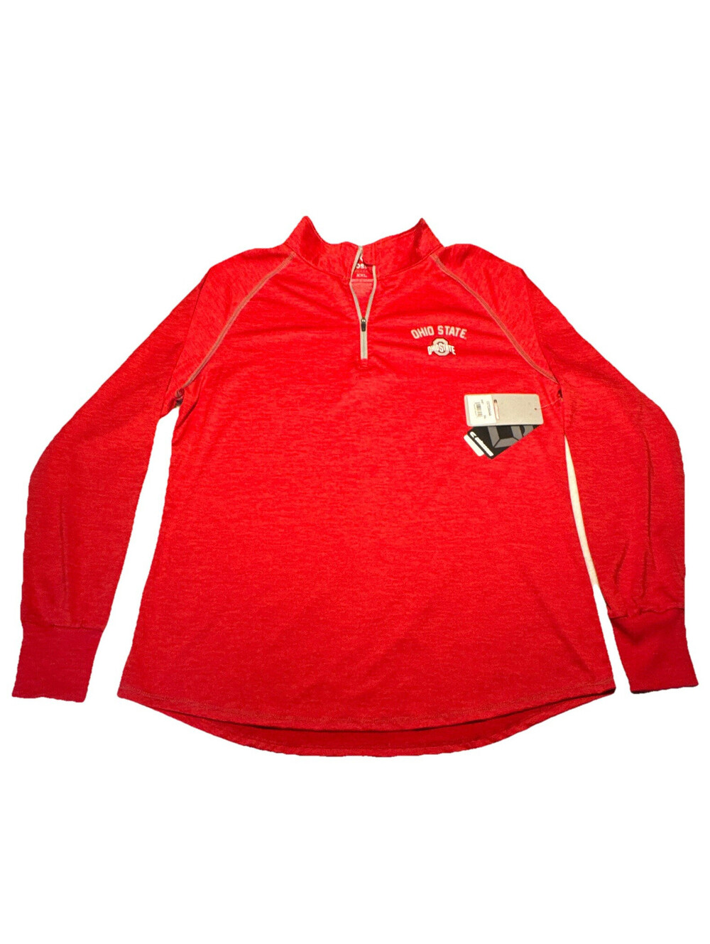Colosseum Ohio State Buckeyes Red Women’s 1/4 Zip Sweatshirt XXL NWT